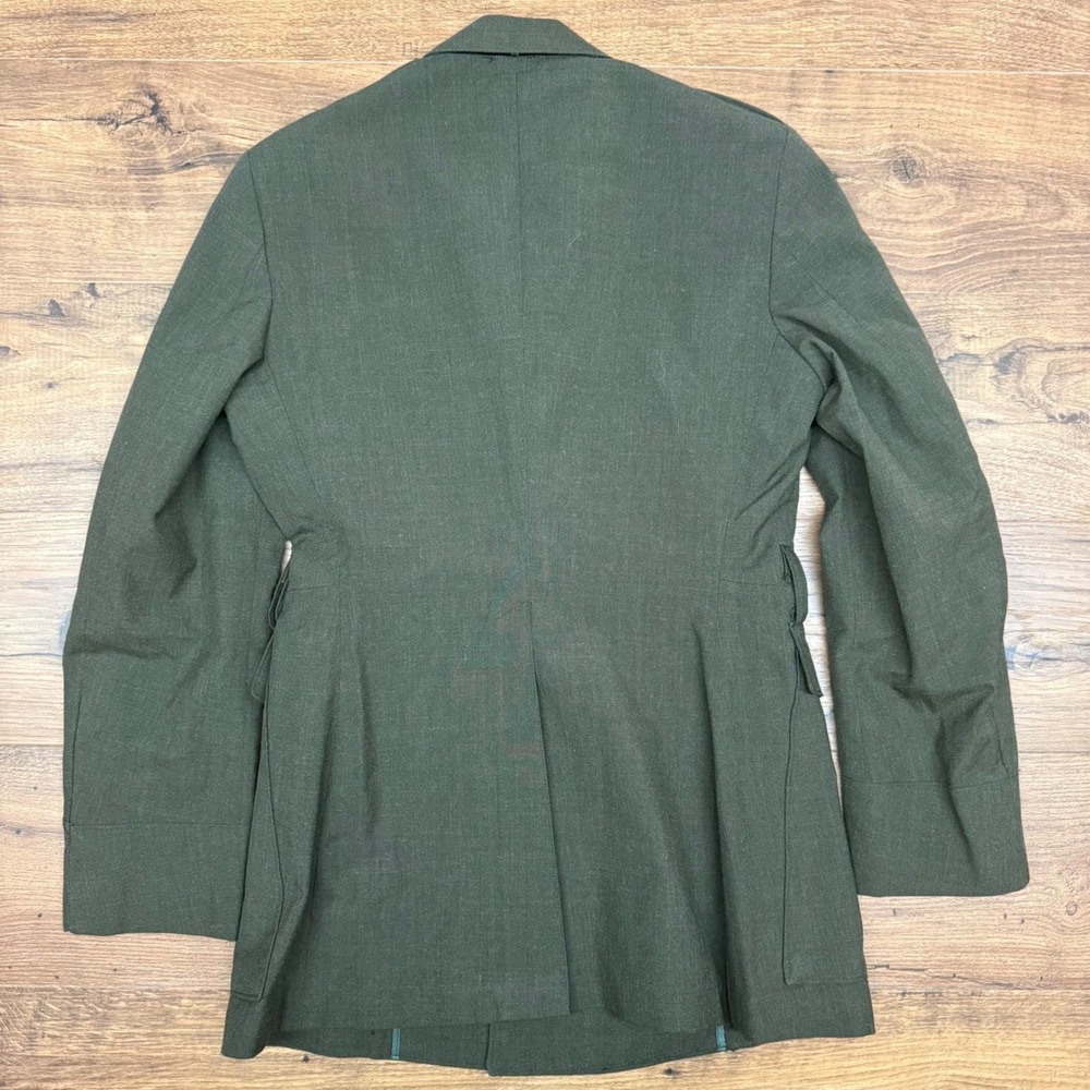 Vintage US Marine Corps Men 38R Military Service Alpha Uniform Jacket Green Wool - Picture 4 of 9